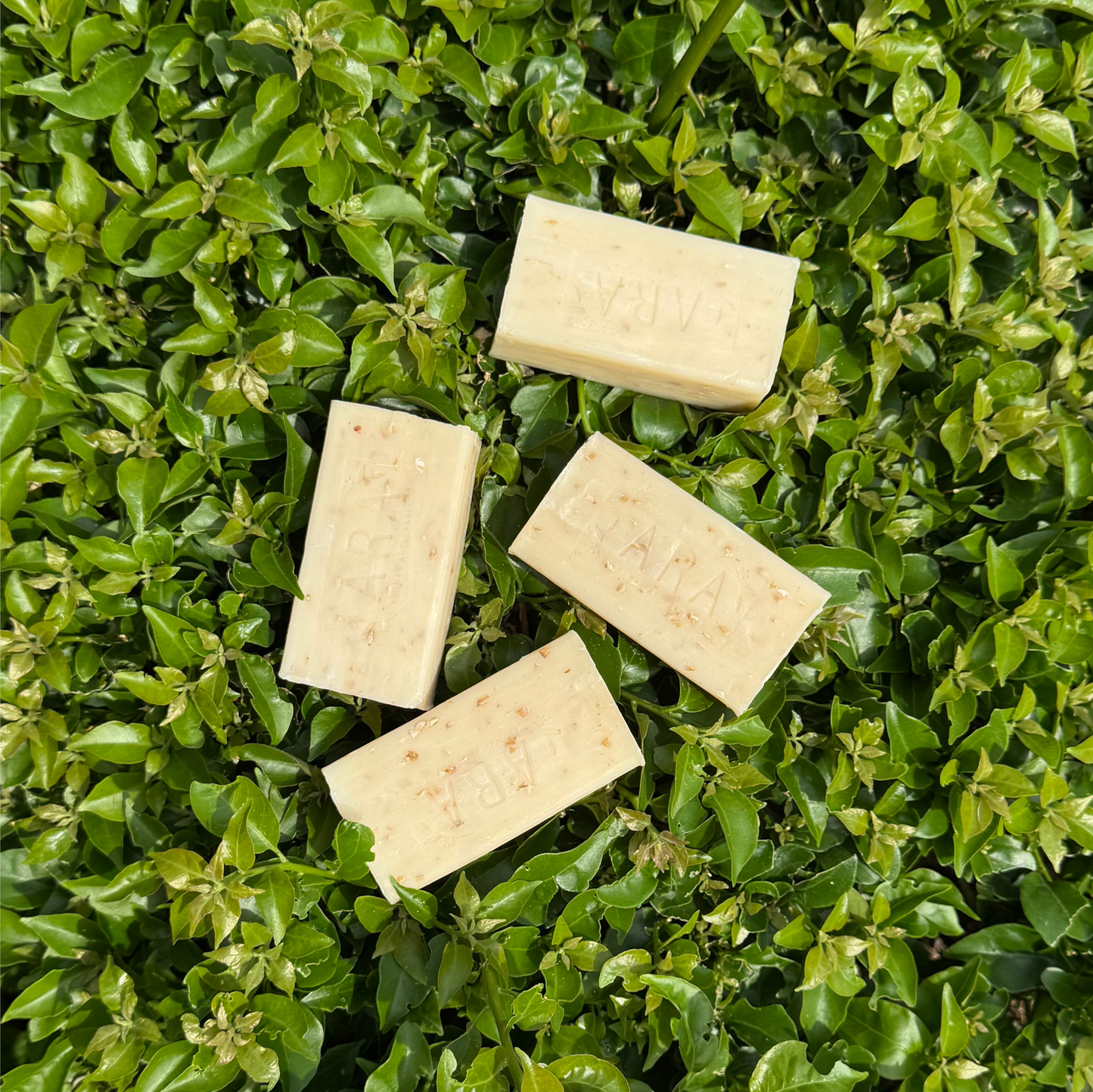 4 Piezas De Jabones Artesanales Ara De Avena De 120 Gramos
