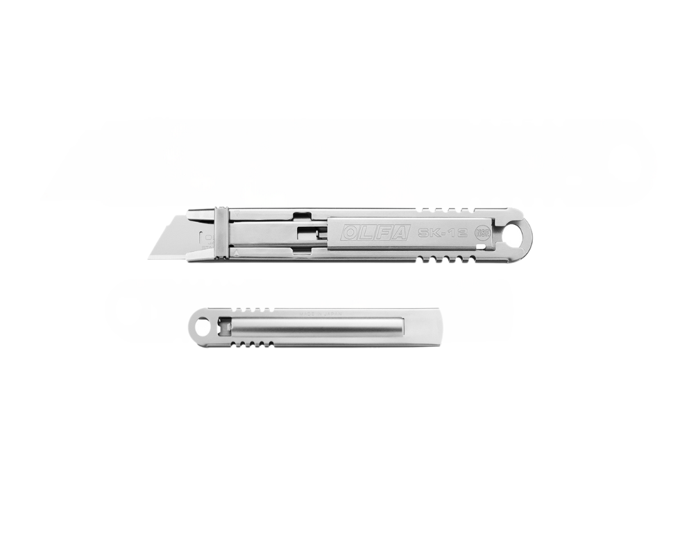 Cutter Sk-12 Olfa De Seguridad (Acero Inoxidable)