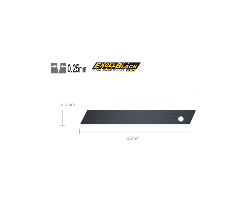 Repuesto Fwb-10 Olfa con 10 Cuchillas de 12.5mm