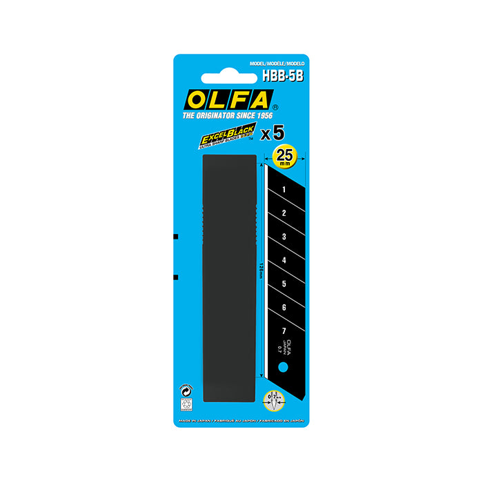 Repuesto Ultra Afilado Hbb-5b Olfa 25mm Para H-1, Nh-1 Y Xh-1