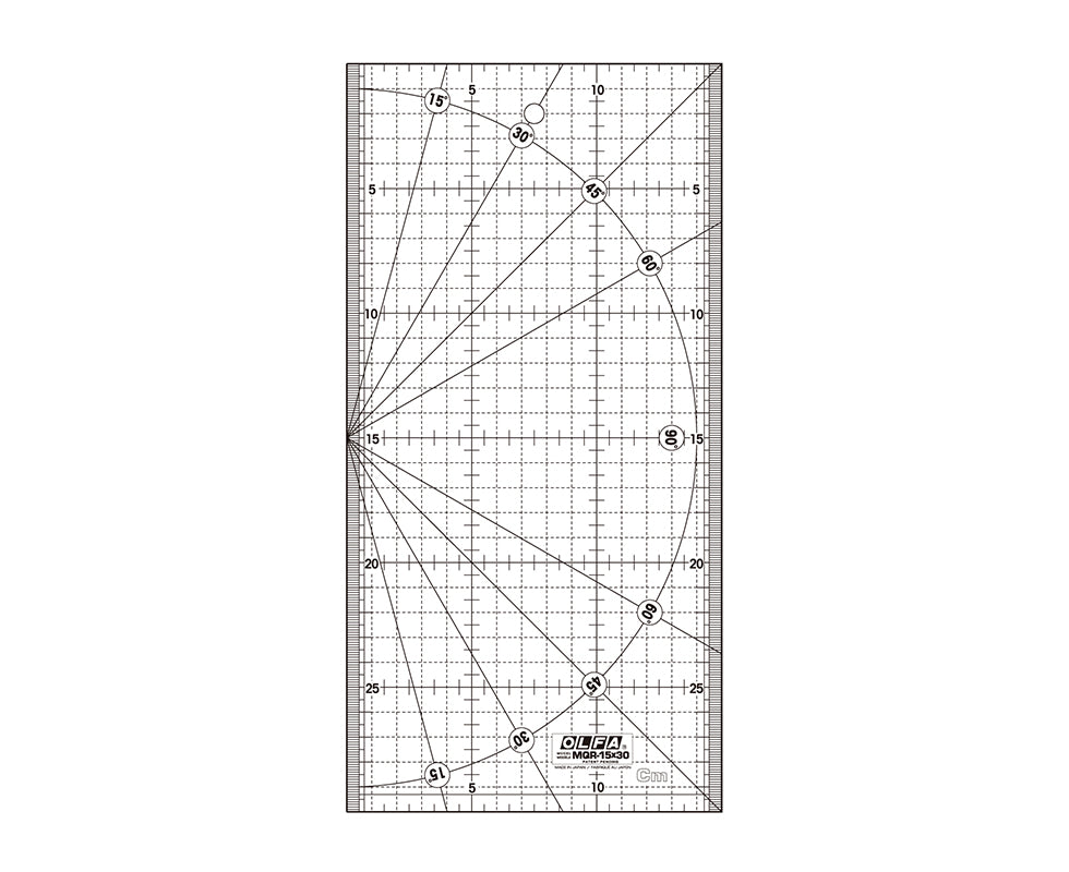 Regla Olfa Mqr-15x30 Cm De Acrílico