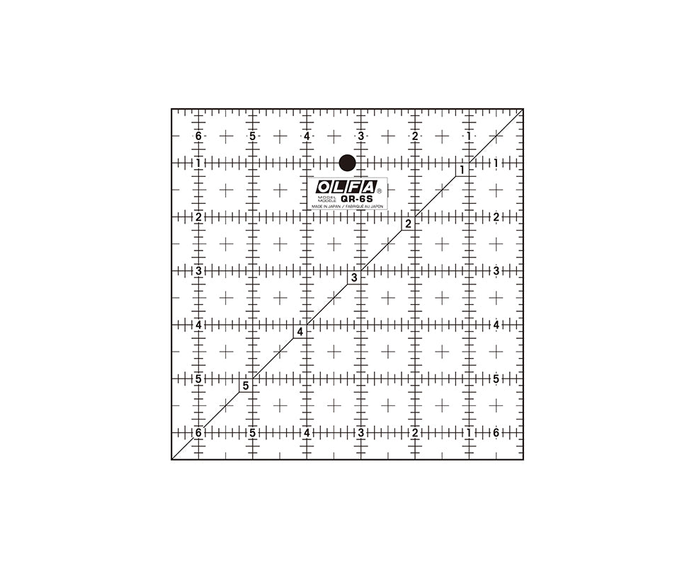 Regla Olfa Qr-6s Acrílico De 6.5x6.5
