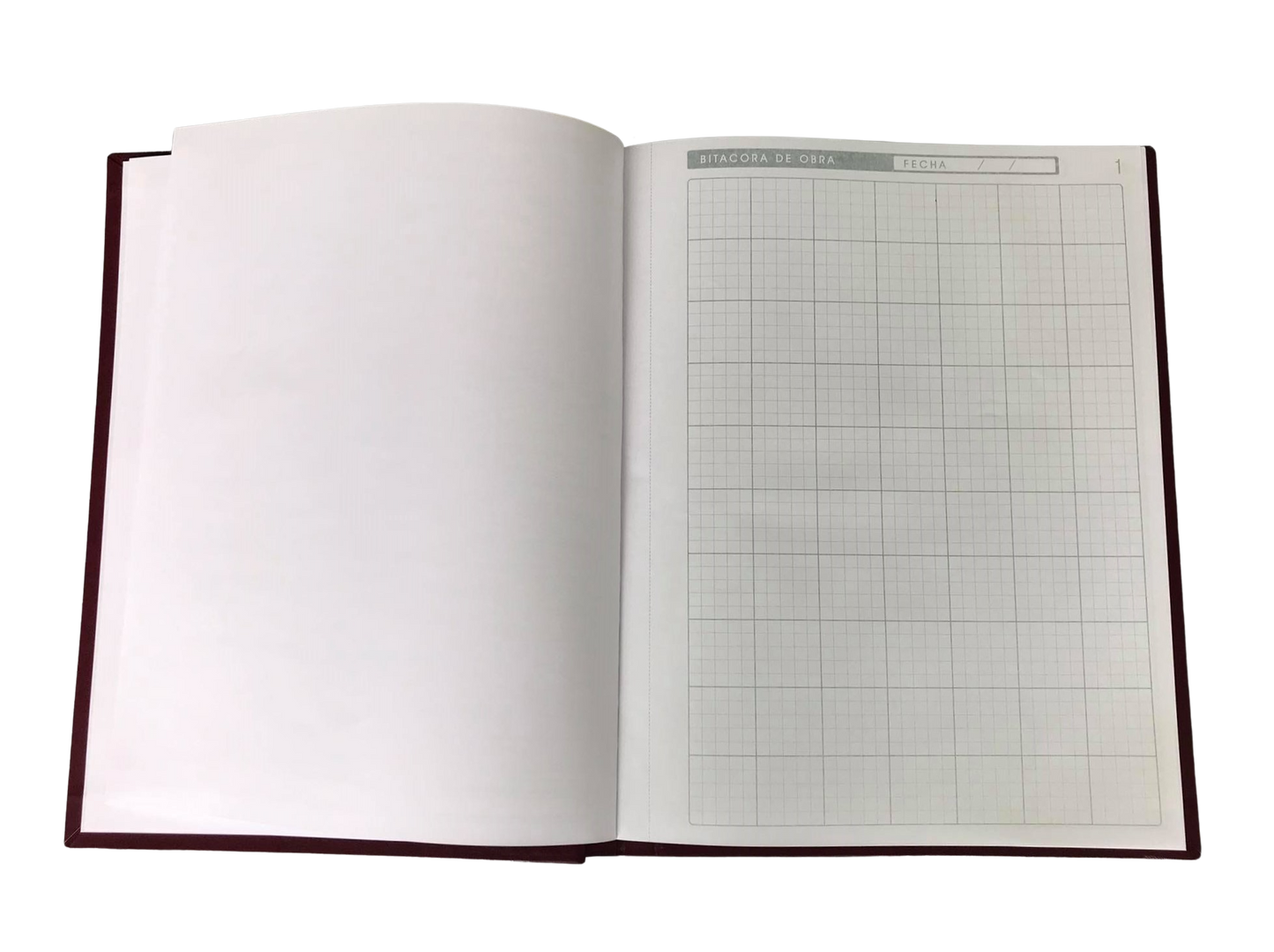 Bitácora de Obra Foliada de 100 Hojas
