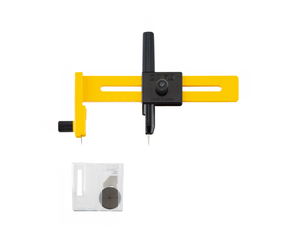 Cutter Circular Olfa Cmp-1, Cortes Pequeños, Con 5 Repuestos