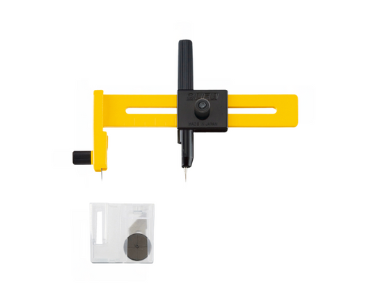 Cutter Circular Olfa Cmp-1, Cortes Pequeños, Con 5 Repuestos