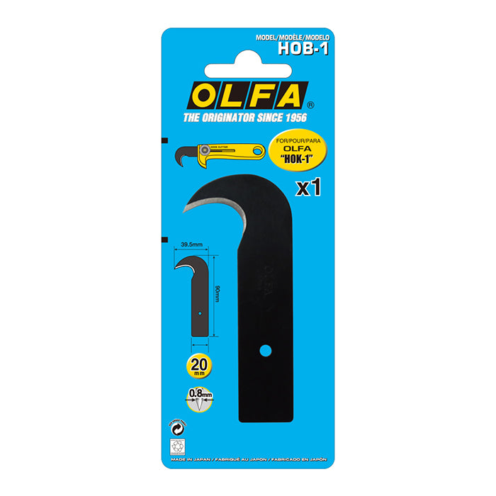 Repuesto de Cuchilla Gancho OLFA HOB-1 (Paquete con 1 Pieza)