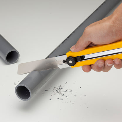 Cutter Hsw-1 Olfa Uso Super Industrial Con Anti Deslizante Y Cuchilla De Sierra