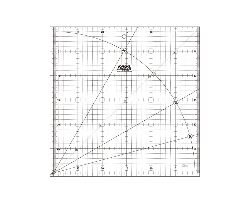 Regla Olfa Mqr-30x30 Cm De Acrílico