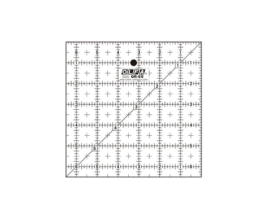 Regla Olfa Qr-6s Acrílico De 6.5x6.5